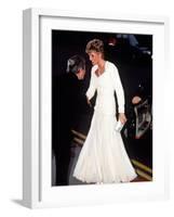 Diana Princess of Wales September 1996-null-Framed Photographic Print