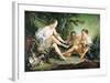 Diana Resting after the Hunt-Francois Boucher-Framed Art Print