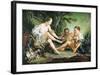 Diana Resting after the Hunt-Francois Boucher-Framed Art Print