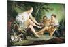 Diana Resting after the Hunt-Francois Boucher-Mounted Art Print