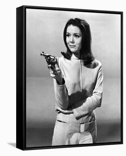 Diana Rigg - The Avengers-null-Framed Stretched Canvas