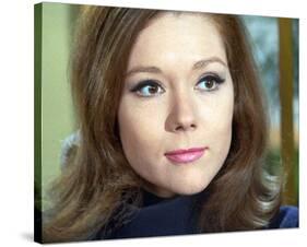 Diana Rigg - The Avengers-null-Stretched Canvas