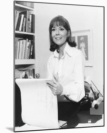 Diana Rigg-null-Mounted Photo