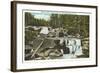 Diana's Bath, White Mountains, New Hampshire-null-Framed Art Print