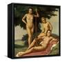 Diana's rest. Around 1940 Canvas.-Ivo Saliger-Framed Stretched Canvas