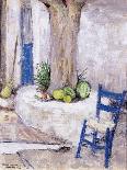 Blue Chair by the Tree, 1993-Diana Schofield-Giclee Print