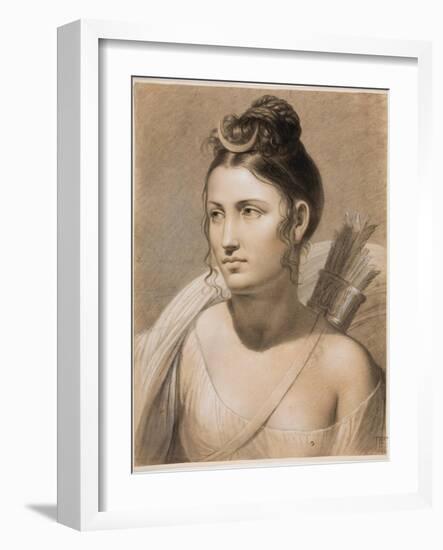 Diana, Second Half of the 18th C-Joseph-François Ducq-Framed Giclee Print