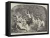 Diana Surprised by Actaeon-William Edward Frost-Framed Stretched Canvas