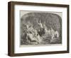 Diana Surprised by Actaeon-William Edward Frost-Framed Giclee Print