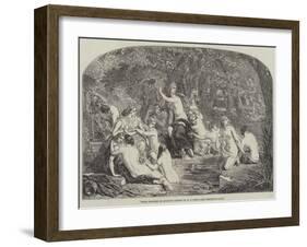 Diana Surprised by Actaeon-William Edward Frost-Framed Giclee Print