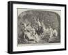 Diana Surprised by Actaeon-William Edward Frost-Framed Giclee Print