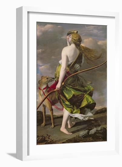 Diana the Hunter, C.1624-25-Orazio Gentileschi-Framed Giclee Print