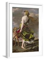 Diana the Hunter, C.1624-25-Orazio Gentileschi-Framed Giclee Print