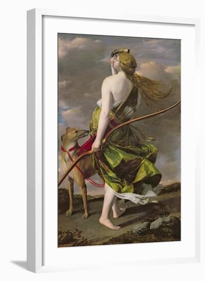 Diana the Hunter, C.1624-25-Orazio Gentileschi-Framed Giclee Print