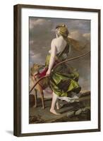 Diana the Hunter, C.1624-25-Orazio Gentileschi-Framed Giclee Print