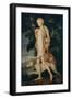 Diana the huntress, 16th century French-Fontainebleau School-Framed Premium Giclee Print