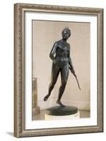 Diana the Huntress, 1790-Jean-Antoine Houdon-Framed Giclee Print