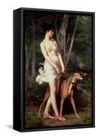 Diana the Huntress-Gaston Casimir Saint-Pierre-Framed Stretched Canvas