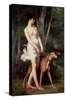 Diana the Huntress-Gaston Casimir Saint-Pierre-Stretched Canvas