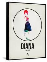 Diana Watercolor-David Brodsky-Framed Stretched Canvas