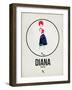 Diana Watercolor-David Brodsky-Framed Art Print