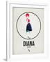 Diana Watercolor-David Brodsky-Framed Art Print