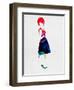 Diana Watercolor-Lora Feldman-Framed Art Print