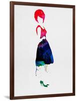 Diana Watercolor-Lora Feldman-Framed Art Print