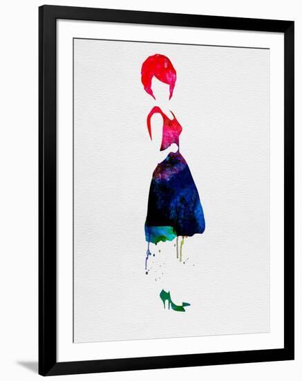 Diana Watercolor-Lora Feldman-Framed Art Print