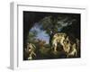 Diana with Nine Nymphs and Actaeon, 1625-1630-Francesco Albani-Framed Giclee Print