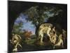 Diana with Nine Nymphs and Actaeon, 1625-1630-Francesco Albani-Mounted Giclee Print