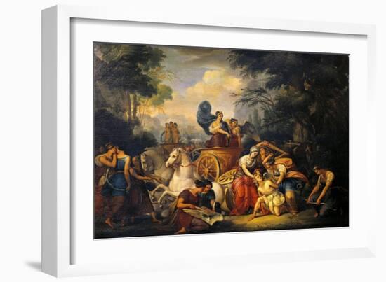 Diana with Nymphs Beating Callisto-Lattanzio Querena-Framed Giclee Print