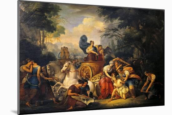 Diana with Nymphs Beating Callisto-Lattanzio Querena-Mounted Giclee Print