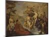 Diana with the Nymphs and Actaeon Devoured by Dogs-Giambattista Pittoni-Mounted Art Print