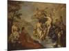 Diana with the Nymphs and Actaeon Devoured by Dogs-Giambattista Pittoni-Mounted Art Print