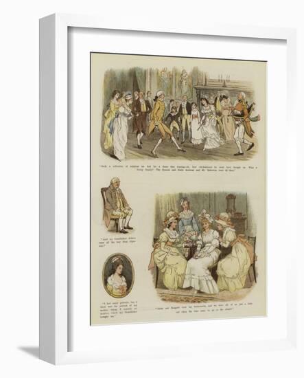 Diana Wood's Wedding-null-Framed Giclee Print