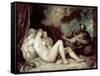 Diana-Titian (Tiziano Vecelli)-Framed Stretched Canvas