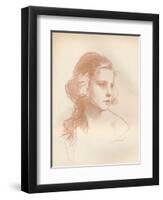 'Diane Chamberlain', 1917-Philip A de Laszlo-Framed Giclee Print