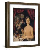 'Diane de Poitiers,' 1571-Francois Clouet-Framed Giclee Print