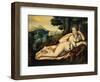 Diane De Poitiers as Diana, Ca. 1630-Jacques Callot-Framed Art Print