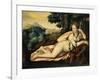 Diane De Poitiers as Diana, Ca. 1630-Jacques Callot-Framed Art Print