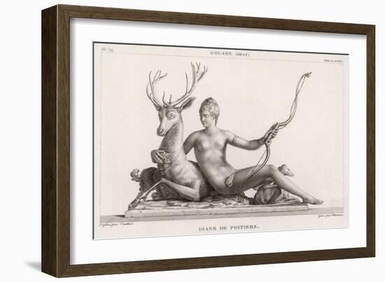 Diane de Poitiers Hunter-Jean Goujon-Framed Art Print