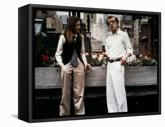 Diane Keaton and Woody Allen Annie Hall 1977 Directed by Woody Allen-null-Framed Stretched Canvas