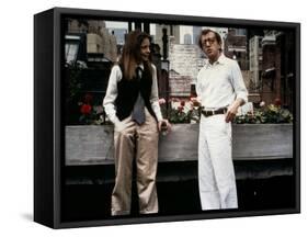 Diane Keaton and Woody Allen Annie Hall 1977 Directed by Woody Allen-null-Framed Stretched Canvas