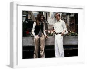 Diane Keaton and Woody Allen Annie Hall 1977 Directed by Woody Allen-null-Framed Photo