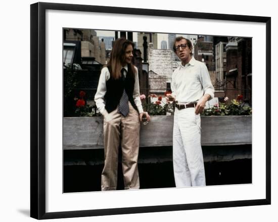 Diane Keaton and Woody Allen Annie Hall 1977 Directed by Woody Allen-null-Framed Photo