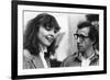 Diane Keaton and Woody Allen MANHATTAN, 1979 directed by Woody Allen (b/w photo)-null-Framed Photo