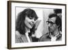 Diane Keaton and Woody Allen MANHATTAN, 1979 directed by Woody Allen (b/w photo)-null-Framed Photo