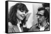 Diane Keaton and Woody Allen MANHATTAN, 1979 directed by Woody Allen (b/w photo)-null-Framed Stretched Canvas