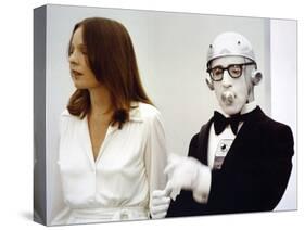 Diane Keaton and Woody Allen SLEEPERS, 1973 directed by Woody Allen (photo)-null-Stretched Canvas